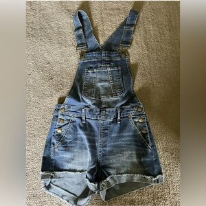 Blue Spice Denim Overalls Medium wash size 5